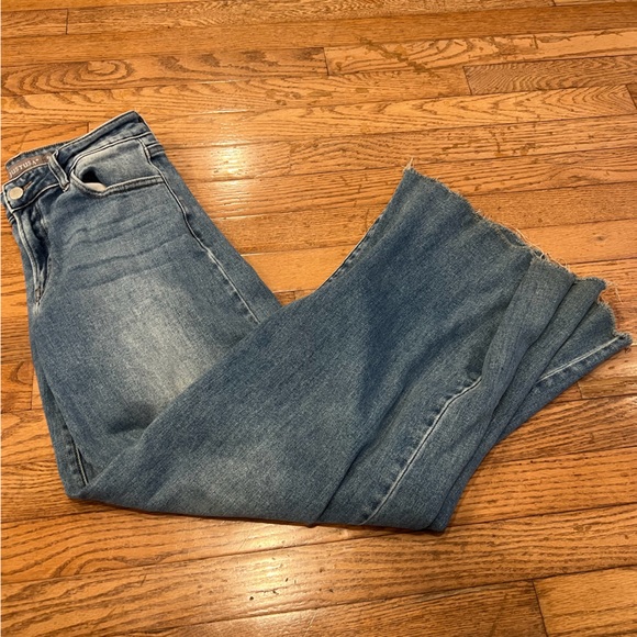 Just USA Medium Blue Relaxed Wide Leg Size 6 - Picture 3 of 5